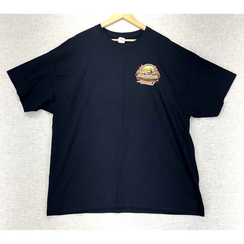 Daytona Bike Week Shirt Mens 2XL Black 79th 2020 Biker Event‎ Graphic Tee